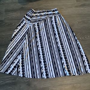 Black and white skirt